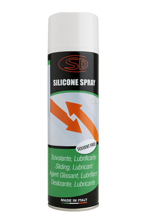 bomboletta di grasso siliconico spray per ingrassare le porte sezionali
