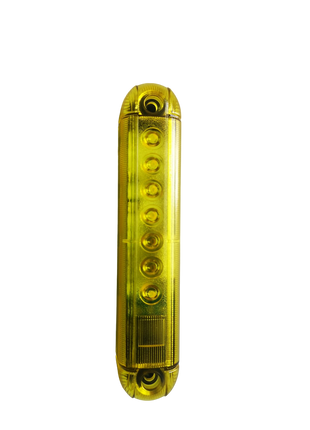 lampeggiante led con cover gialla
