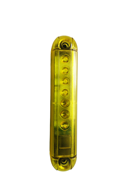 lampeggiante led con cover gialla