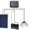 kit fotovoltaico 20watt 5 Ampere