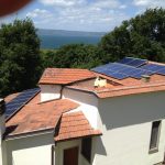 installazione impianto fotovoltaico a bolsena con vista sul lago